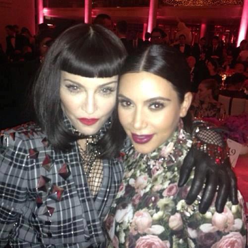 Madonna ve Kim Kardashian